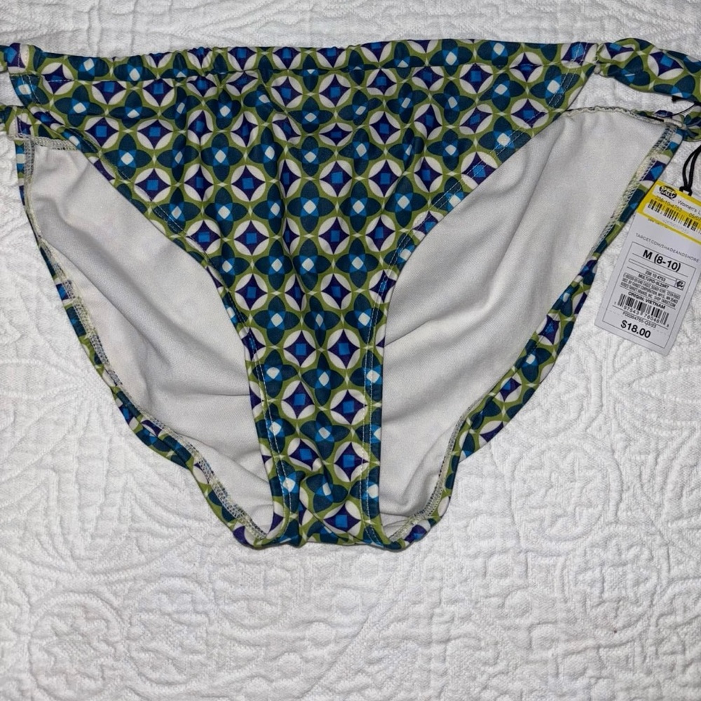 Geometric Pattern Bikini Bottom - image 1